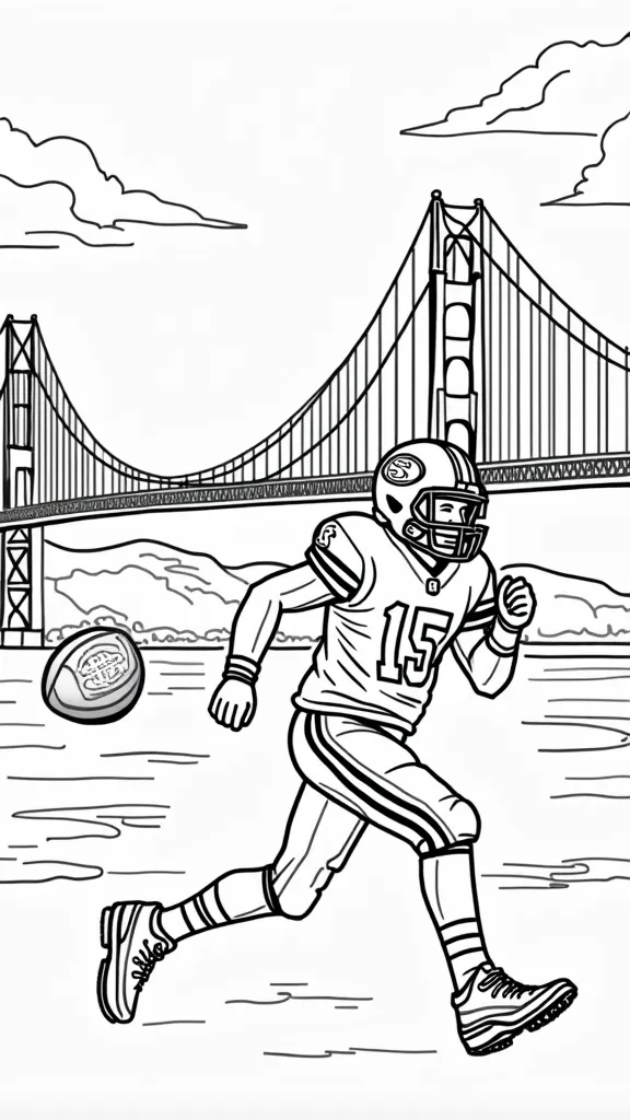 49ers coloring pages printable